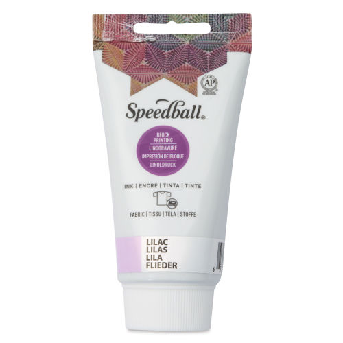 Speedball Fabric and Paper Block Printing Ink - Lilac, 2.5 oz