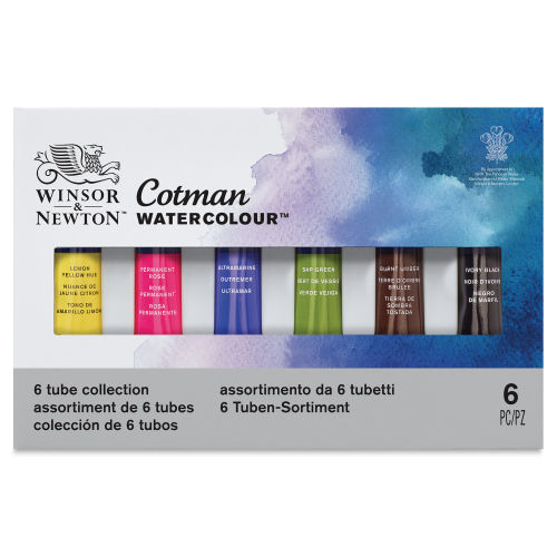 Winsor & Newton Cotman Watercolor Tube Set - Set of 20, Assorted Colors, 5  ml, Tubes 