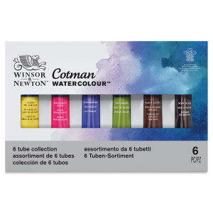 Winsor & Newton Cotman Tube Set - Set of 6 Colors (Front of package)