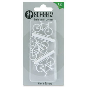 Schulcz Scale Model Vehicles - Bicycles, Pkg of 4, 1:50, 1/4" (front of package)