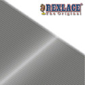 Pepperell Rexlace Britelace Holographic Plastic Lacing - 50 yards, Silver Metallic