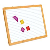 Copernicus Bamboo Magnetic Lined Dry-Erase Board