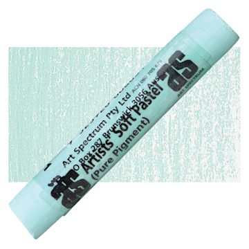 Open in modal - Art Spectrum Artists' Soft Pastel - Phthalo Green 570V pastel and swatch