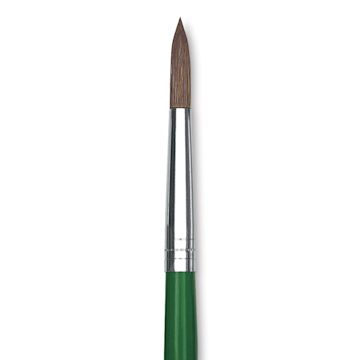 Open in modal - Blick Economy Pony Hair Brush - Round, Short Handle, Size 8 close-up