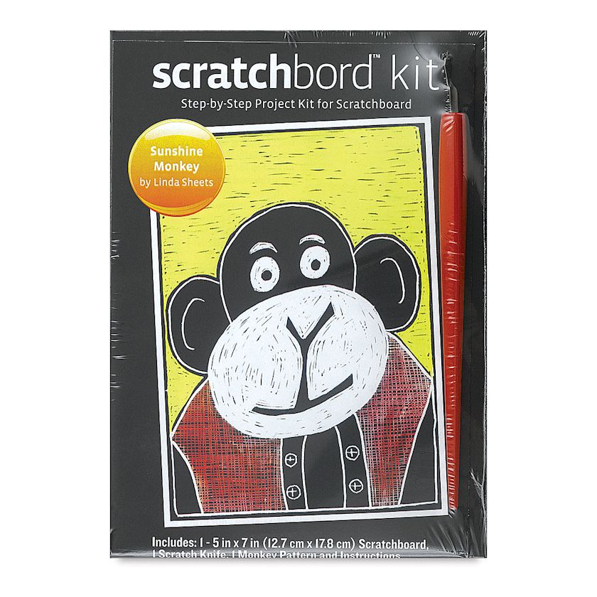 Ampersand Scratchbord Step by Step Project Kits BLICK Art Materials