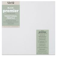 Blick Premier Stretched Cotton Canvas - Traditional Profile, Splined, 12" x 12"