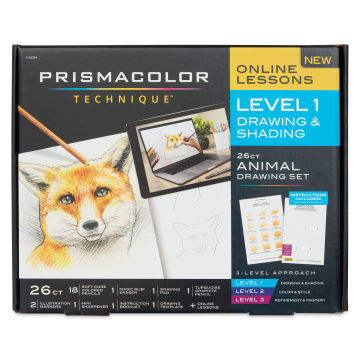 Prismacolor Technique Animal Drawing Set - Level 2, Color and Style