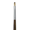 Silver Brush Monza Synthetic Mongoose Artist Brush - Long Handle, Bright, Size 2