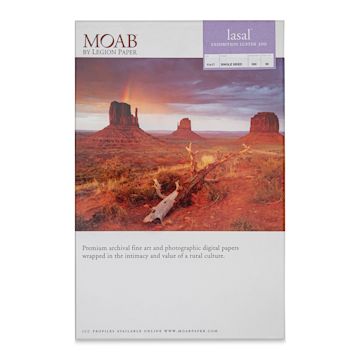 Open in modal - Legion Moab Lasal Exhibition Lusters - 11" x 17", White, Pkg of 50
