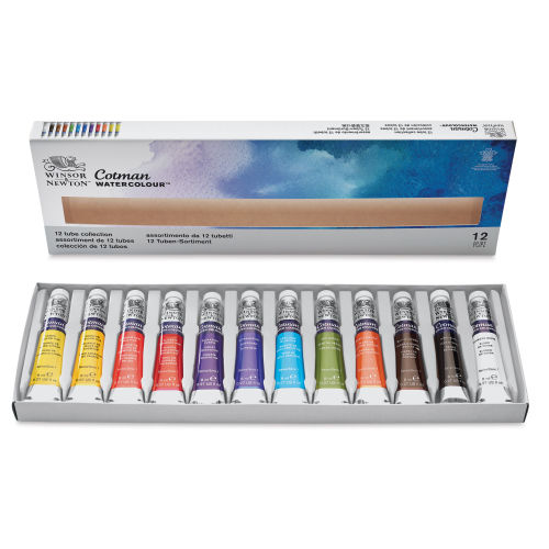 Watercolor Paint Set, 21ml Tubes - 12 Colors