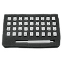 Realeather Leather Tooling Set - 1/4" Alphabet and Numbers with Handle, Set of 36 Stamps