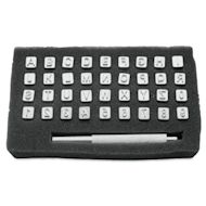 Realeather Alphabet & Numbers Stamp Sets