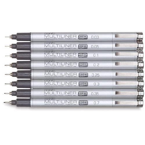 Individual Copic Multiliners and Drawing Pens