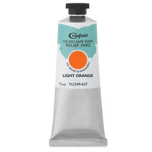Cranfield Caligo Safe Wash Relief Ink - Light Orange, 75 ml