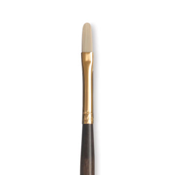 Princeton Series 6300 Dakota Synthetic Bristle Brush - Filbert, Long Handle, Size 2