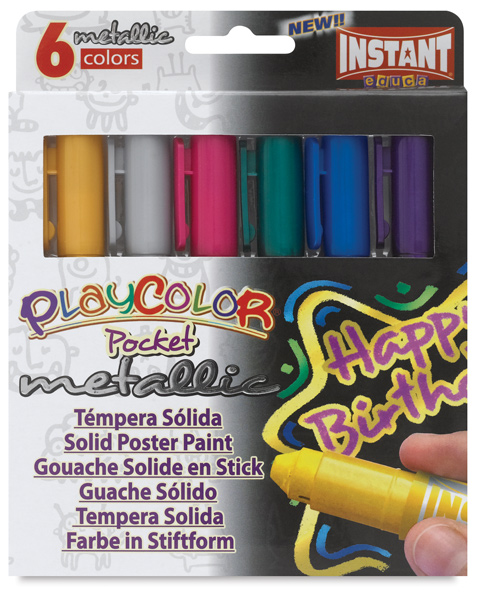 Buy Playcolor Solid Color Tempera Poster Paint Sticks (Set of 12