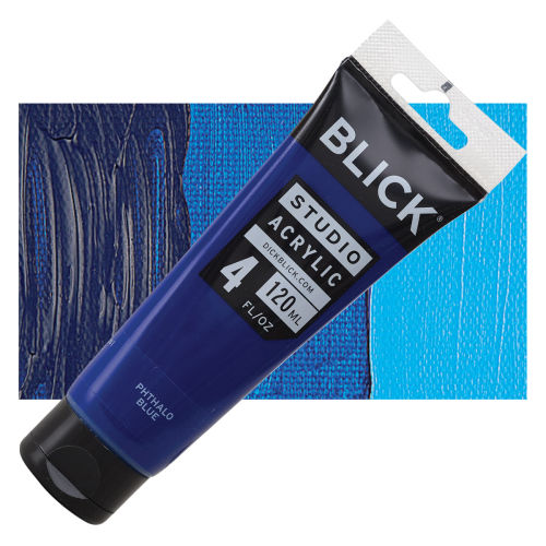 Blick Studio Acrylics - Silver Metallic, 4 oz tube