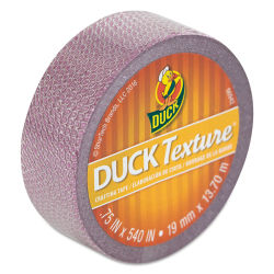 ShurTech Duck Texture Crafting Tape - 0.75" x 15 yd, Fuchsia Wave