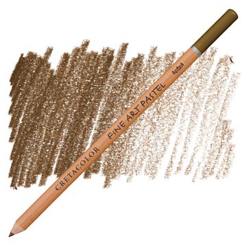 Open in modal - Cretacolor Fine Art Pastel Pencil - Light Sepia pencil and swatch