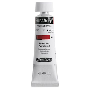 Open in modal - Schmincke Primacryl Professional Acrylic Paint - Pyrrole Red, 60 ml Tube