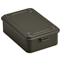 Toyo Stackable Storage Box T-150 - Military Green, 6" x 4" x 2"