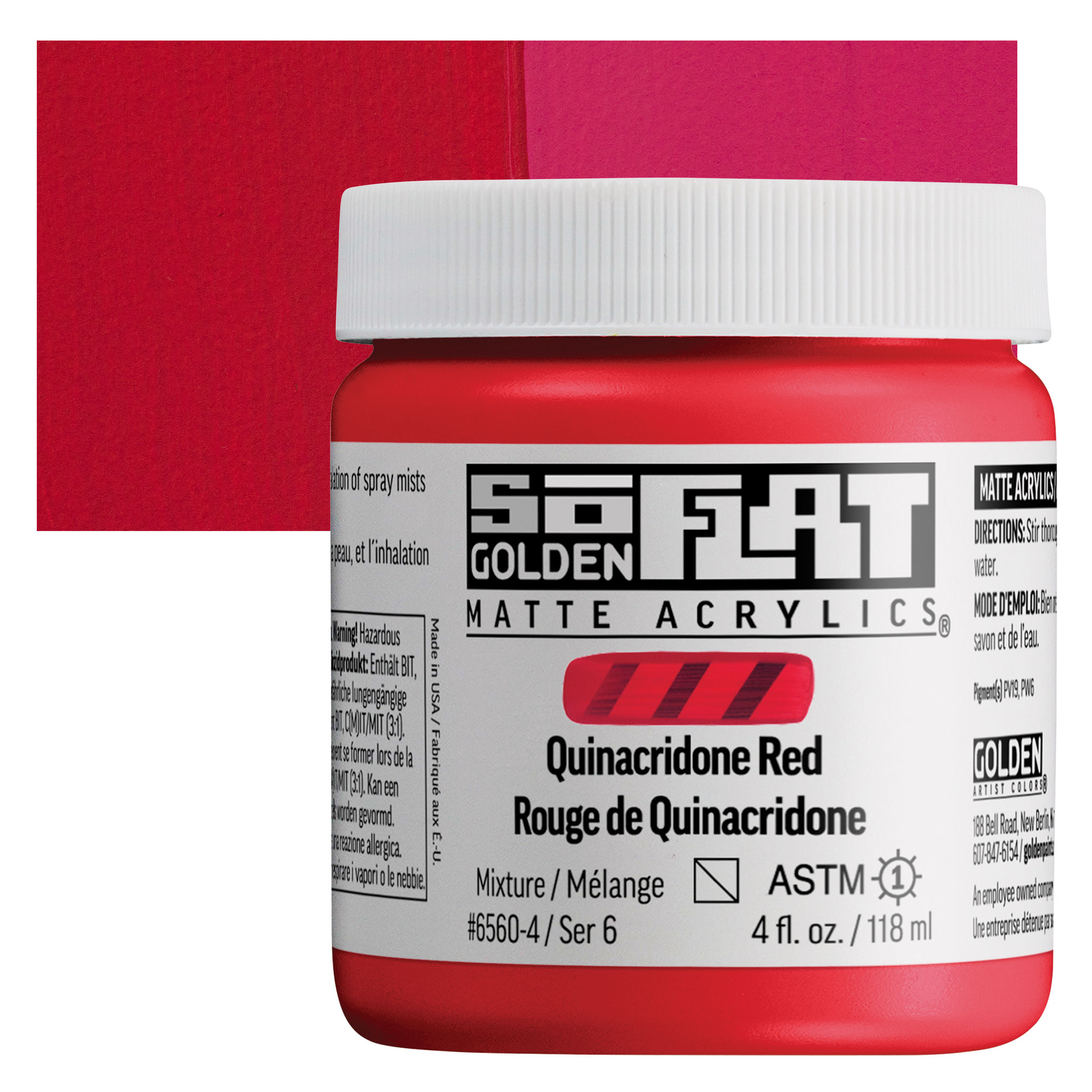 Quinacridone Red (4oz Fluid Acrylic)