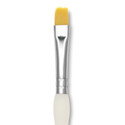 Royal & Langnickel Soft Grip Golden Taklon Brush - Comb, Short Handle, Size 1/4
