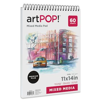 Open in modal - artPOP! Mixed Media Pad - 11" x 14", 60 sheets