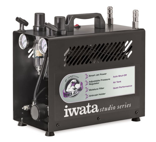 Iwata Power Jet Plus Tubular Airbrush Compressor