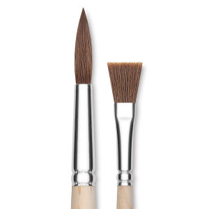 Dynasty Faux Camel Watercolor Brushes