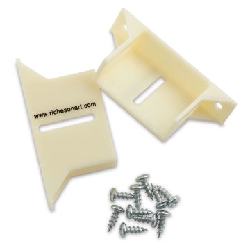 Package of 2 Heavy-Duty Cross Brace Brackets - 2 Brackets shown with included screws