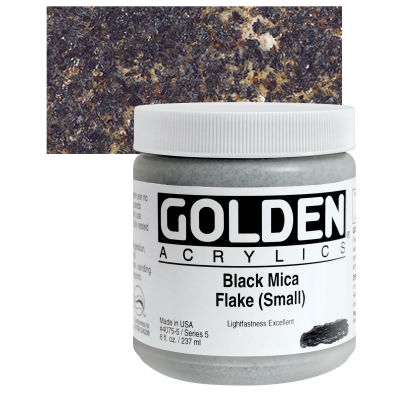 Golden Special Iridescent Acrylics - Black Mica Flake