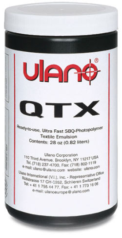 Ulano QTX Pure Photopolymer Emulsion