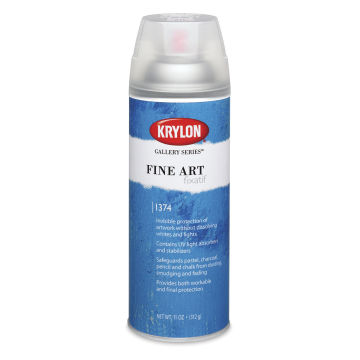 Krylon Gallery Series Fine Art Fixatif - Front of 11 oz spray can shown