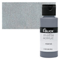 Blick Matte Acrylic - Pewter, 2 oz bottle