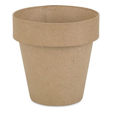 Open in modal - Papier Mâché Clay Pot