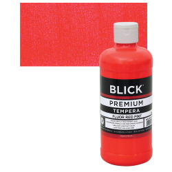 Blick Premium Grade Tempera - Fluorescent Red, Pint