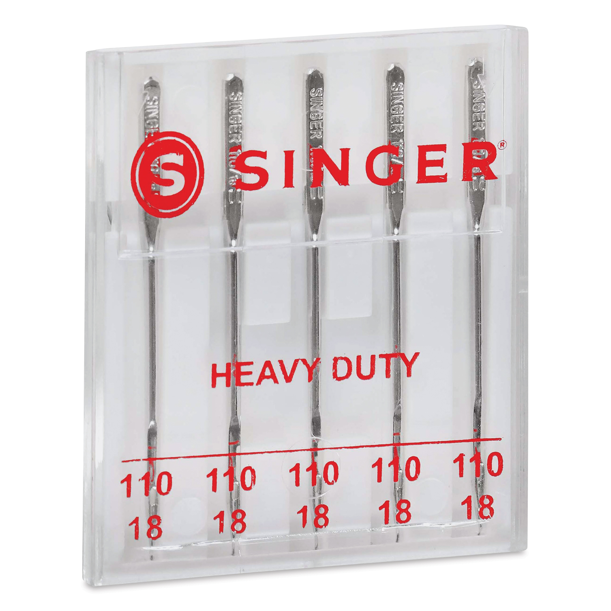Singer Heavy Duty Home Machine Needles - Size 18 - 110/18 - WAWAK Sewing  Supplies