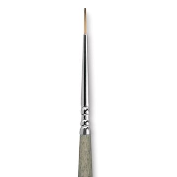 Open in modal - Escoda Tadami Synthetic Mongoose Brush - Round, Short Handle, Size 2/0 close up
