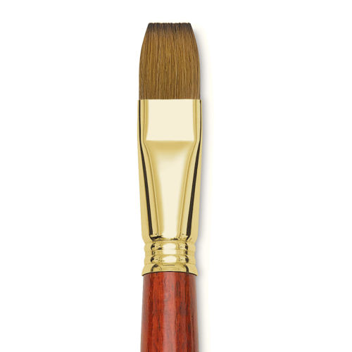 Blick Master Kolinsky Sable Brush - Bright, Long Handle, Size 18