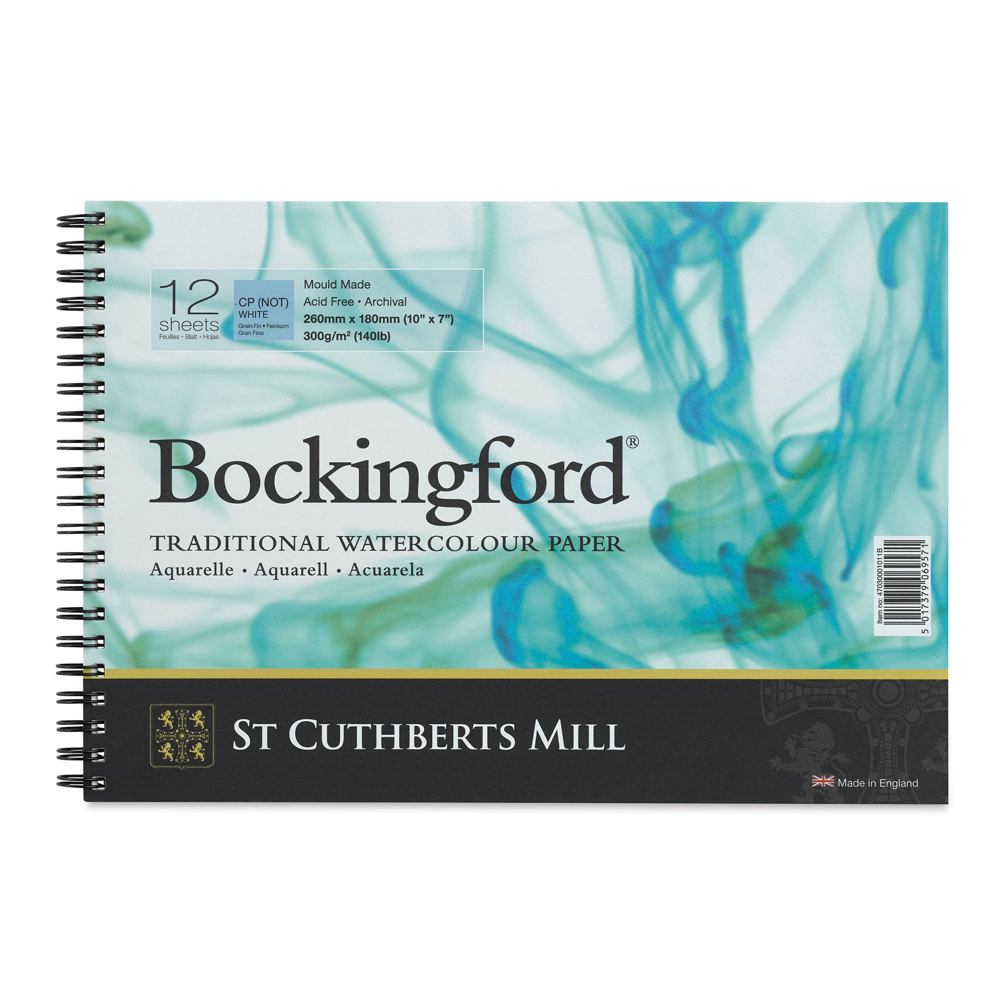  St. Cuthberts Mill Bockingford Watercolor Paper Spiral