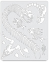Iwata Artool Freehand Template - Curse of the Skull Master Petting Zoo