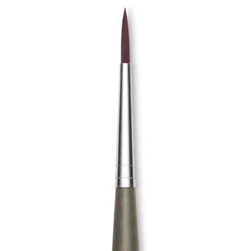 Open in modal - Da Vinci Forte Synthetic Brush - Round, Short Handle, Size 3, close-up