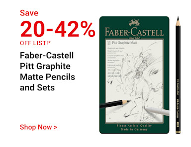 Save 20-42% off list! Faber-Castell Pitt Graphite Matte Pencils and Sets. Shop Now.