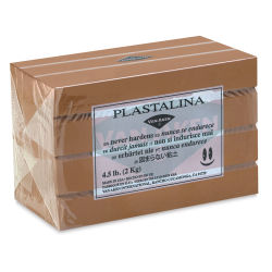 Van Aken Plastalina Modeling Clay - 4.5 lb, Brown