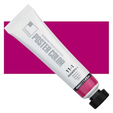 Open in modal - ShinHan Professional Poster Color Paint - Magenta 1, 40 ml