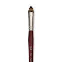 Royal & Langnickel SableTek Brush - Filbert, Short Handle, Size 18