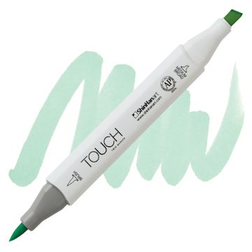 Open in modal - ShinHan Touch Twin Brush Marker - Spectrum Green GY172 marker and swatch