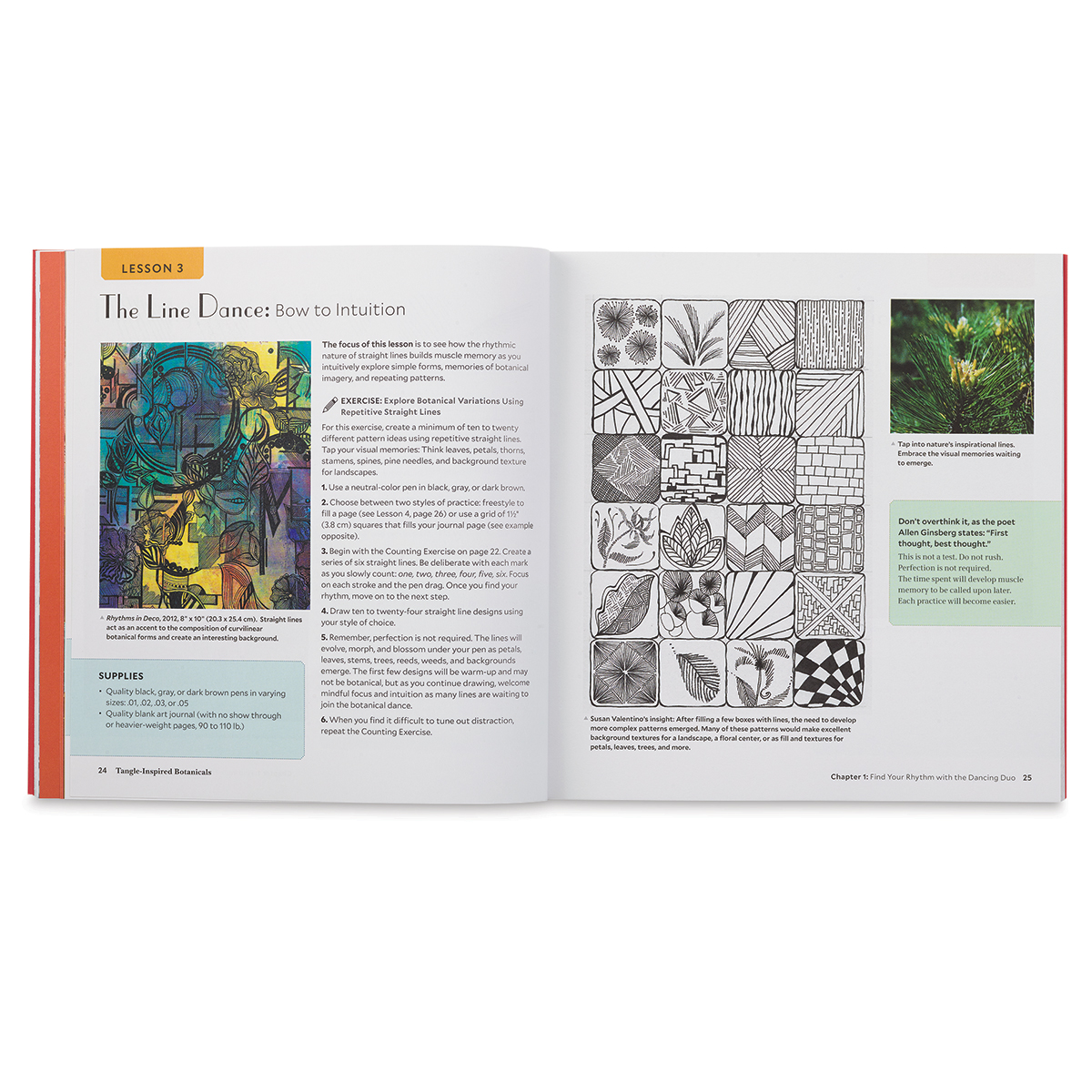 Tangle-Inspired Botanicals | BLICK Art Materials