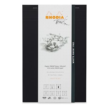 Open in modal - Rhodia Touch Maya Pads-White, Cross-Dot 8" x 11" - front of packaging